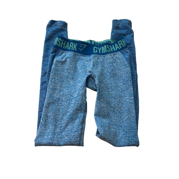 Gymshark Dry Blue Marl Leggings Size Small/Extra Small Activewear - Picture 1 of 8